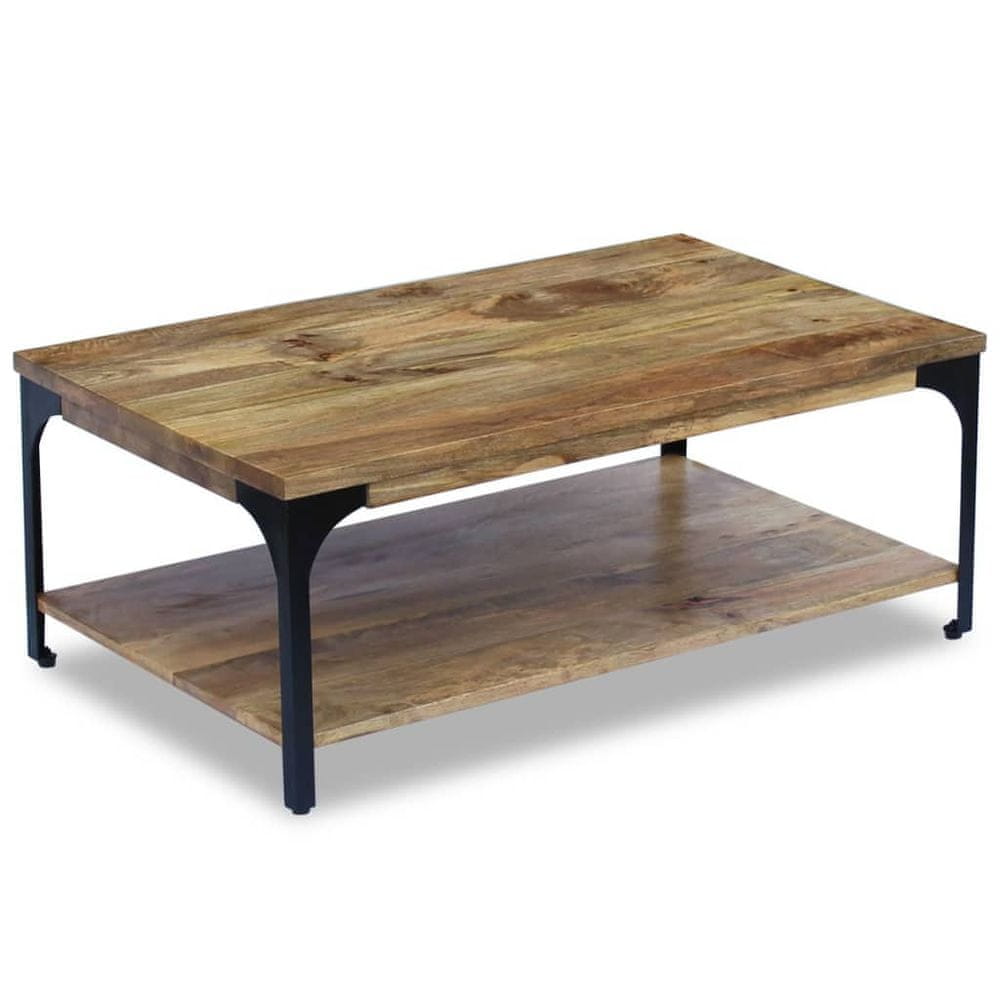 Petromila vidaXL Konferenčný stolík z mangového dreva, 100x60x38 cm
